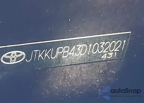 2013 Scion Xd z USA, uszkodzony, nr VIN JTKKUPB43D1032021